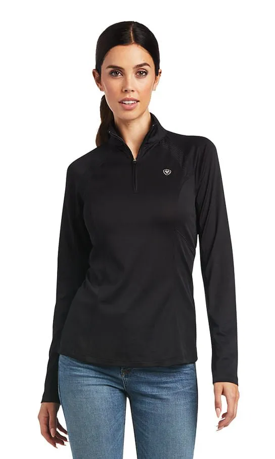 Women's Sunstopper 2.0 Baselayer, Black